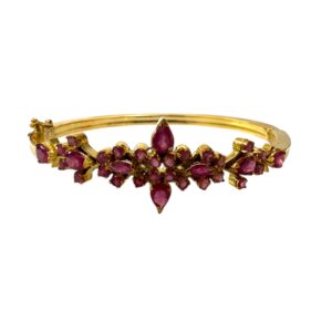 Ruby Bracelet made with Sterling Silver