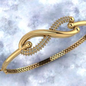 Infinity Bracelet made with 925 Sterling Silver k18 GP