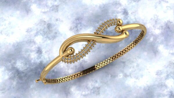 Infinity Bracelet made with 925 Sterling Silver k18 GP