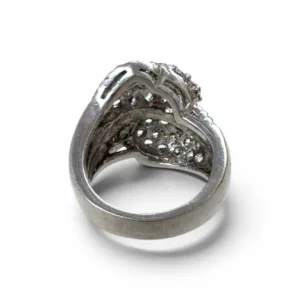 Cluster with CZ Stones Statement Ring