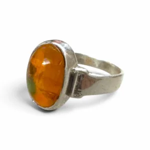 Natural Ethiopian Opal Cabochon Statement Ring