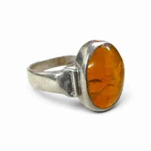 Natural Ethiopian Opal Cabochon Statement Ring