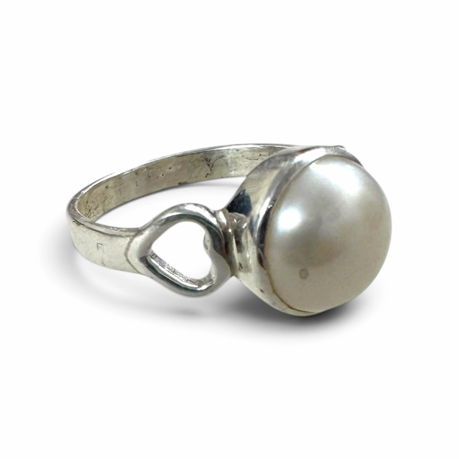 Pearl 925 Sterling Silver Ring (3) Pearl 925 Sterling Silver Ring