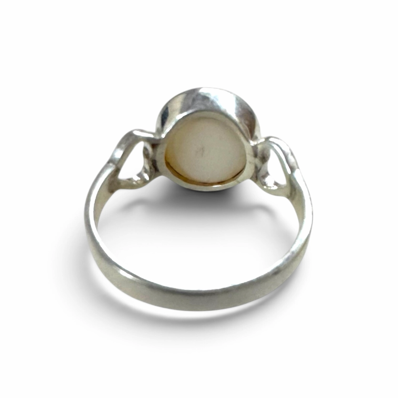 Pearl 925 Sterling Silver Ring (4) Pearl 925 Sterling Silver Ring